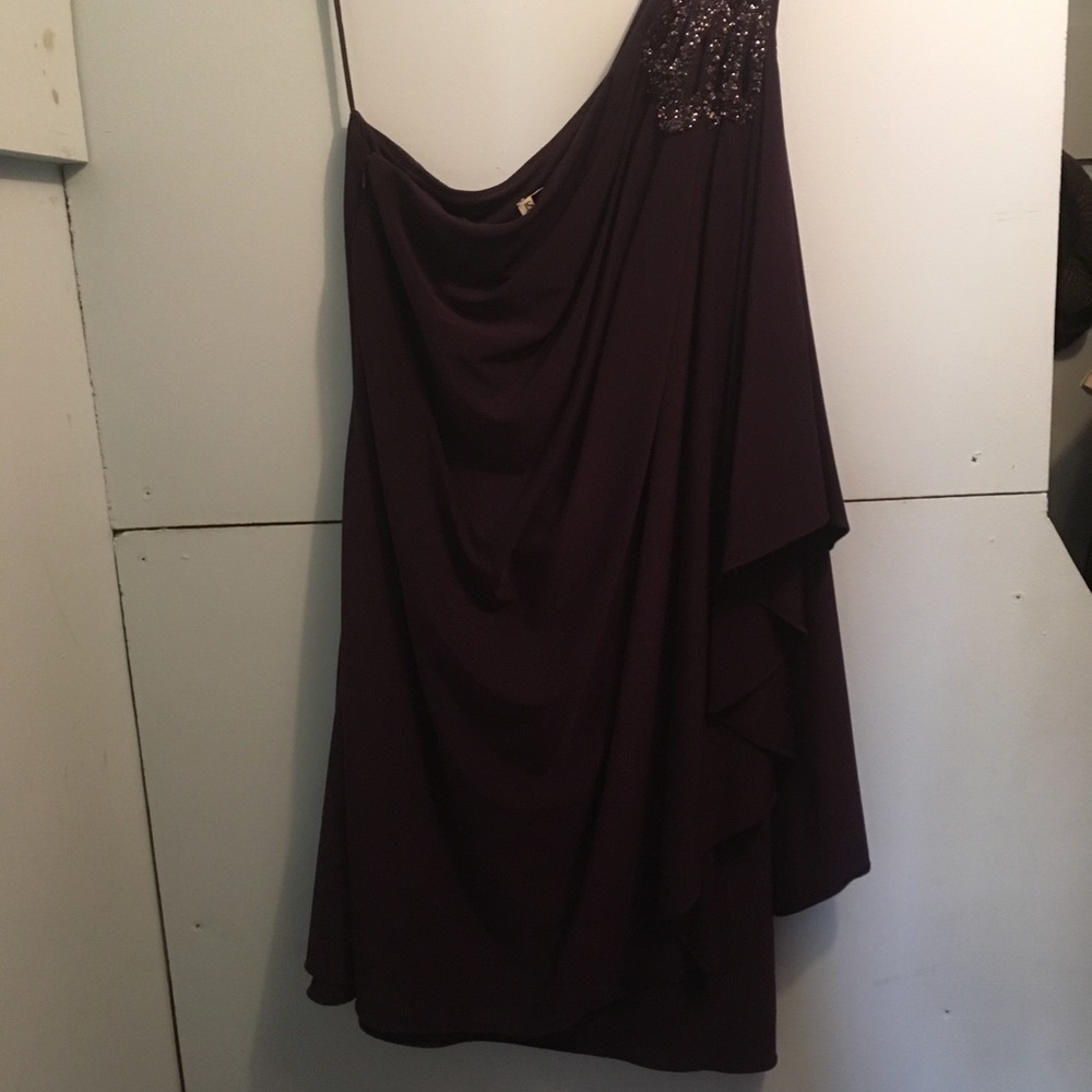Purple semi formal size 10